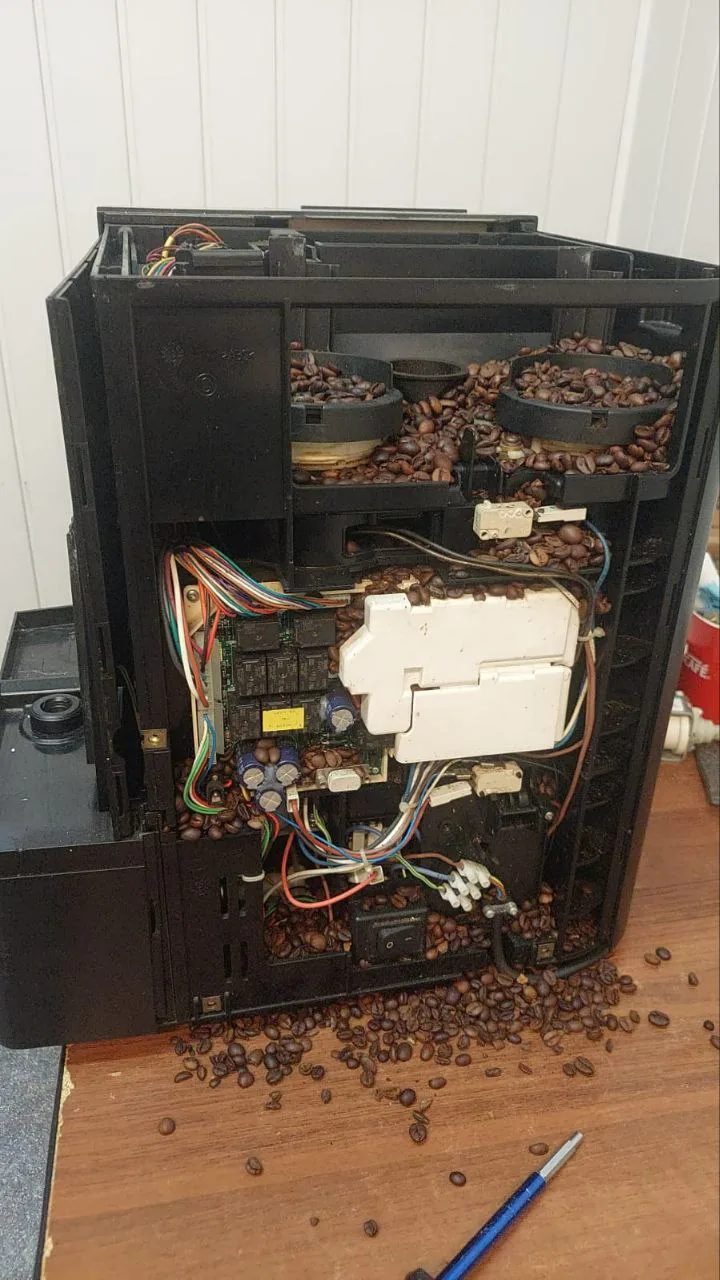 Кофемашина — устранение засора/переполнения